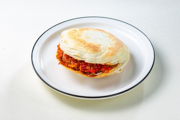 胃口开剁椒夹馍